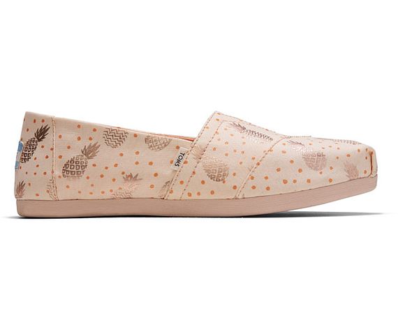 W's Seasonal Alpargata 3.0 - Rose Gold Pineapples Print