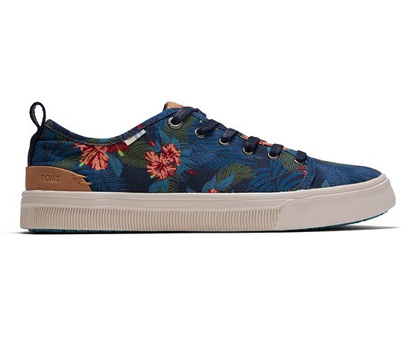 W's Trvl Lite Low - Navy Tropical Print