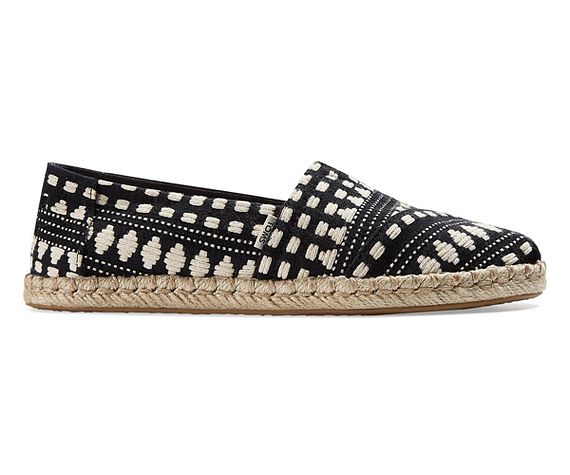 W's Alpargata Rope GlobalWoven - Black