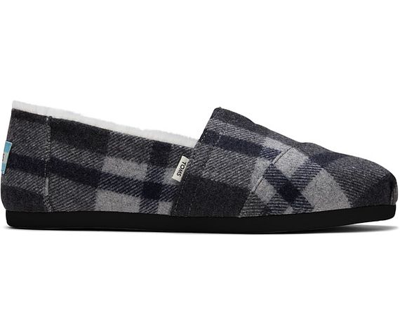 W's Alpargata 3.0 Plaid Lined - Black