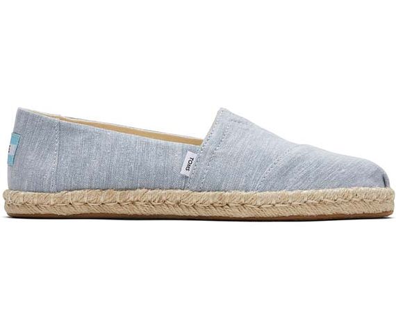 W's Alpargata RopeSlubChambray - Misty Blue