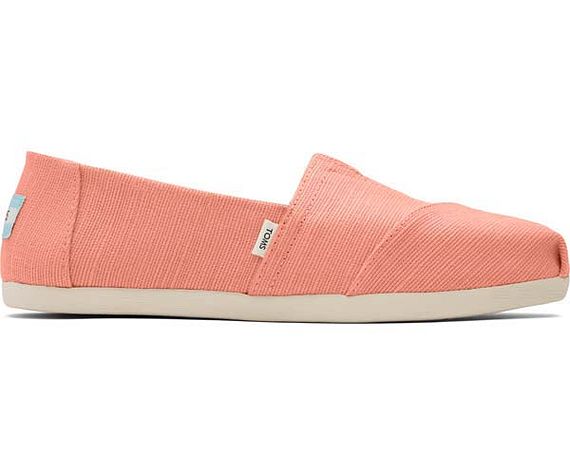 W's Classic Alpargata Canvas - Peach Pink