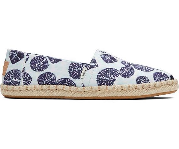 W's Alpargata Rope Print - Soft Blue